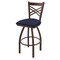 Holland Bar Stool Co 25" Swivel Counter Stool, Bronze Finish, Graph Anchor Seat 82025BZ014 - alternate 1
